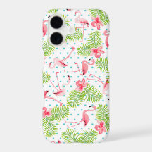 Funda para estuche Flamingo Tropical para iPhone