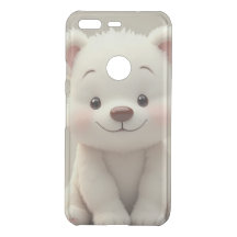 El estuche de teléfono pixel de Google para oso má