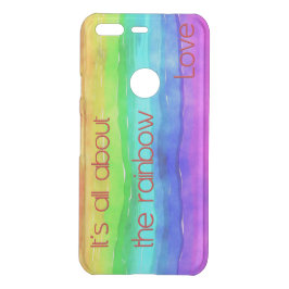 Funda Para Google Pixel De Uncommon Es Todo Sobre El Amor Arcoíris 03