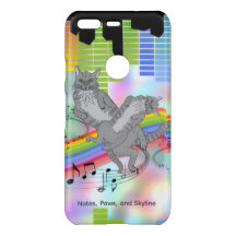 Notas, Garras, y Fundido de Gatos en Funda para iP