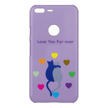 Funda de teléfono para gato Love You Fur-ever – Mo