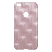 Patrón geométrico elegante rosa Google Funda