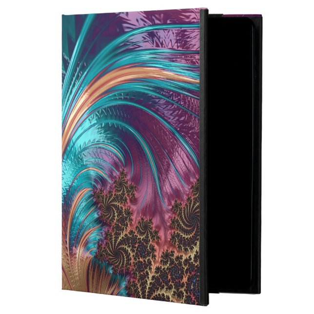 Funda Para iPad Air 2 Diseño hermoso de la pluma del fractal (Anverso)