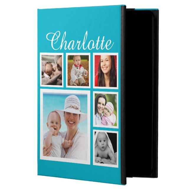 Funda Para iPad Air 2 Personalizable de Collage de fotos Personalizado p (Anverso)