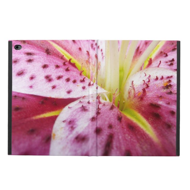 Funda Para iPad Air 2 Stargazer Lily Bright Magenta Floral (Afuera)