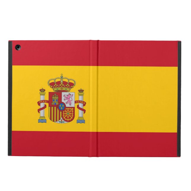 Funda Para iPad Air Caso ipad patriótico con bandera de España (Exterior)