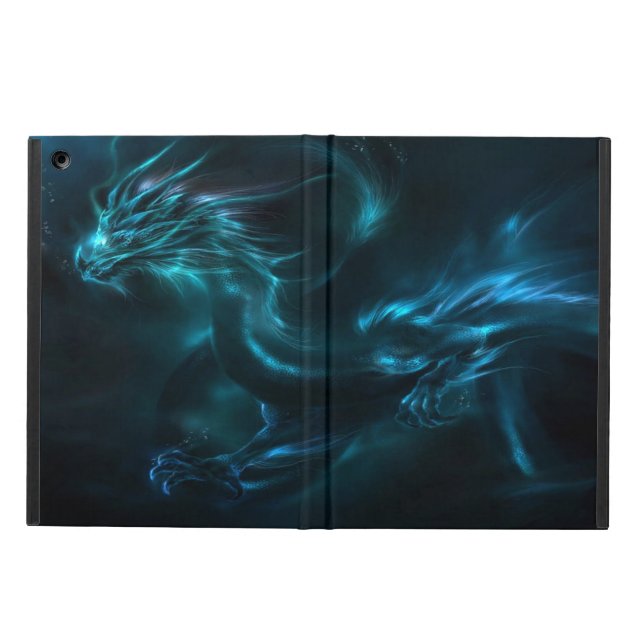 Funda Para iPad Air extracto azul del dragón (Exterior)