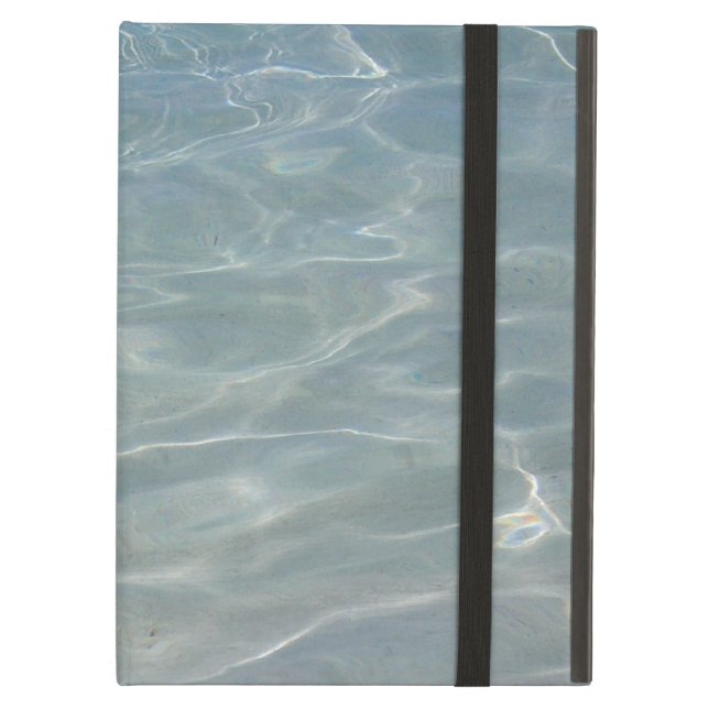 Funda Para iPad Air Naturaleza azul del Resumen del Agua del Caribe (Anverso)