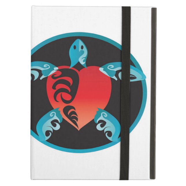 Funda Para iPad Air Tortuga de mar verde de Hawaii (Anverso)