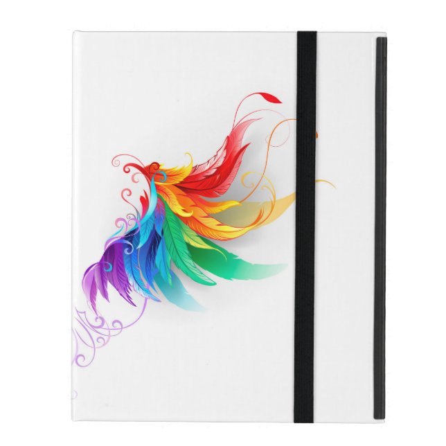 Funda Para iPad Alas del arco iris fluidas (Anverso cerrado)