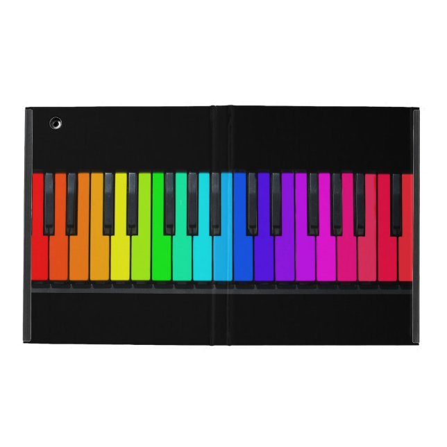 Funda Para iPad Caso del iPad 2/3/4 del teclado de piano del arco (Exterior)