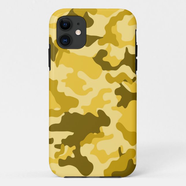 Funda para iPad de Camo amarillo 5 (Reverso)