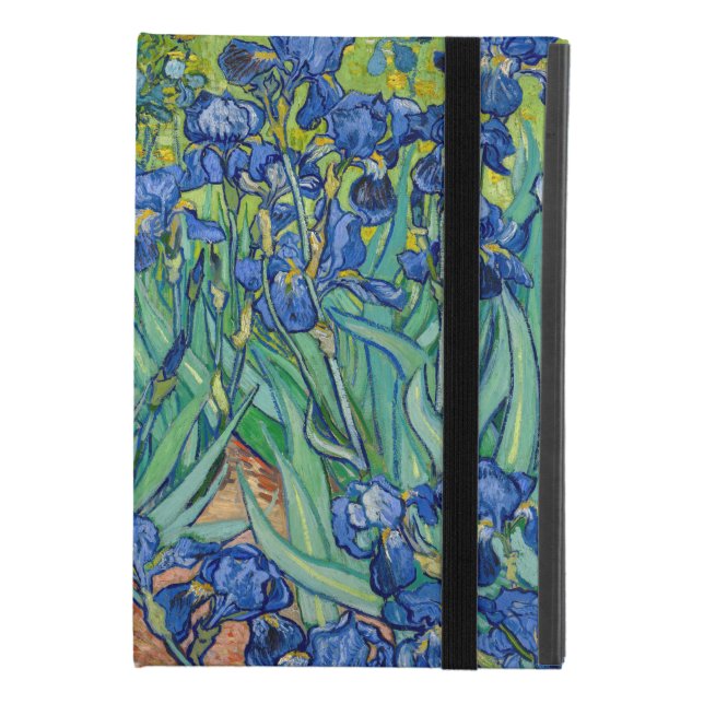 Funda Para iPad Mini 4 Vincent Van Gogh - Lirios (Anverso cerrado)