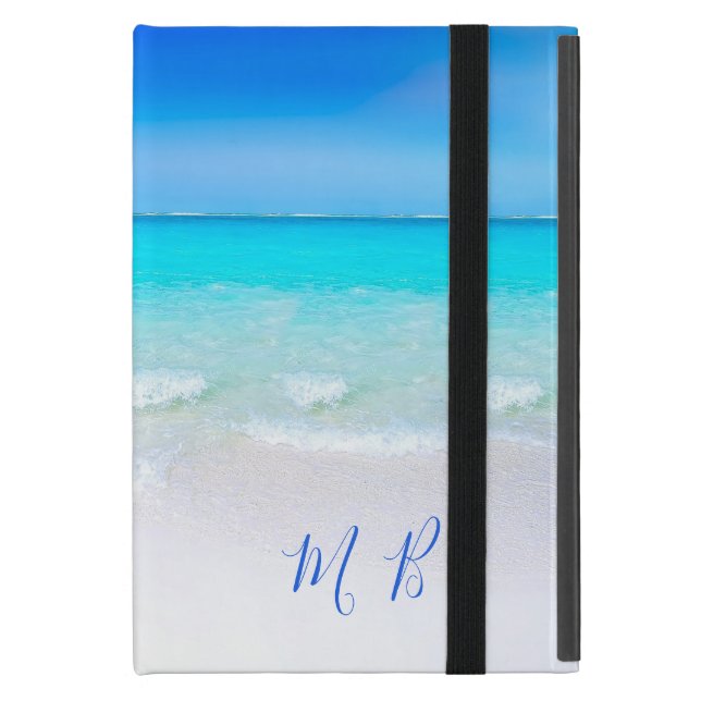 Funda Para iPad Mini Aqua Blue Ocean Sea Sky Vacation (Anverso cerrado)