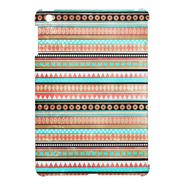 Funda Para iPad Mini Azteca de moda (Atrás)