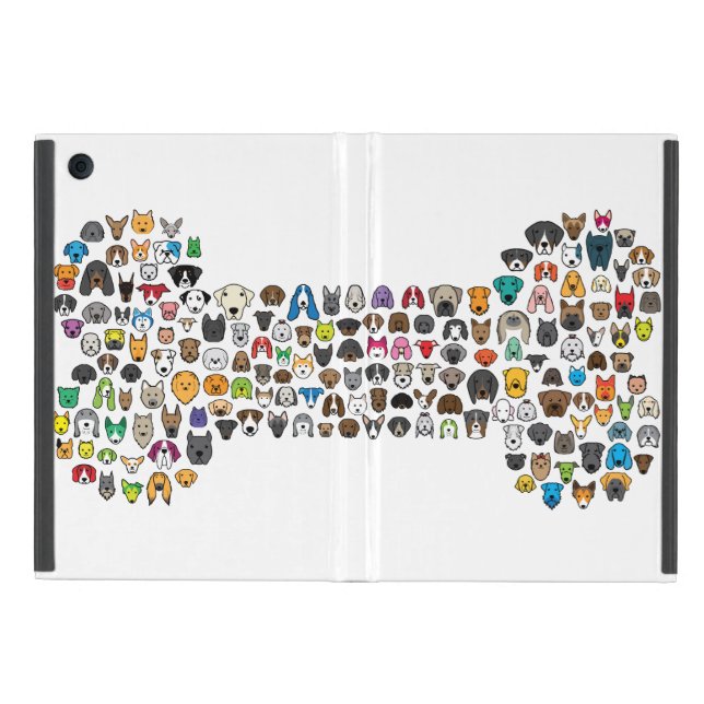 Funda Para iPad Mini Dibujo animado del perro del HUESO (Exterior)