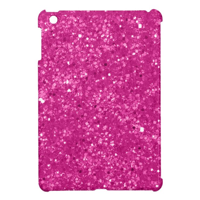 Funda Para iPad Mini Falso purpurina rosado (Atrás)