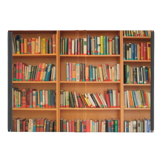 Funda Para iPad Mini Libros en fondo de estantería (Exterior)