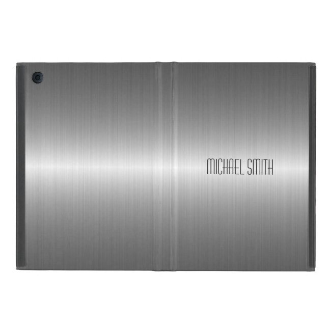 Funda Para iPad Mini Metal de plata del acero inoxidable (Exterior)