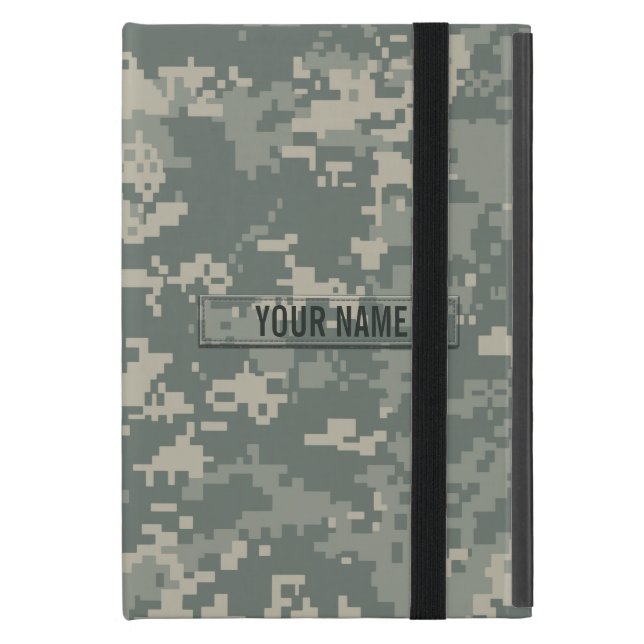 Funda Para iPad Mini Personalizable del camuflaje del ACU del ejército (Anverso cerrado)