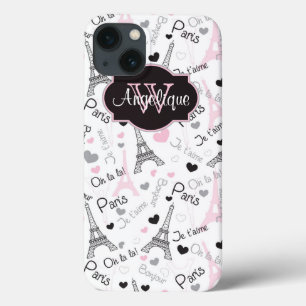 Funda para iPad   París   Torre Eiffel   Corazones