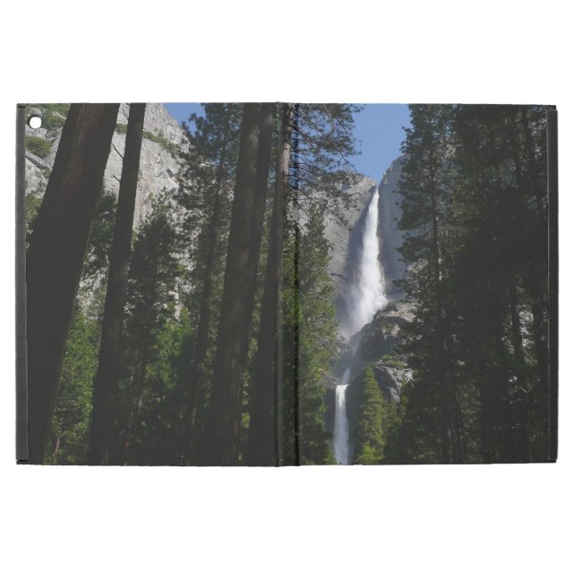 Funda Para iPad Pro 12.9" Cataratas Yosemite y paisajes de Woods fotográfico (Exterior)