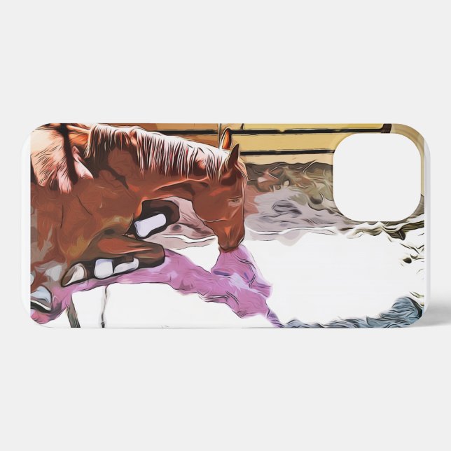 FUNDA PARA iPhone ケイメイ牧場　トントントントロちゃん「陽だまりの優しい影」 (Reverso Horizontal)