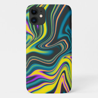 Funda para iPhone 11 colorido, fluido y giratorio