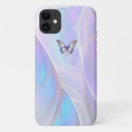 Funda para iPhone 11 de estilo Butterfiy holográfi
