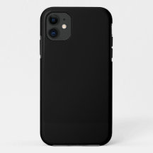 Funda para iPhone 11 duro negro