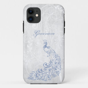 Funda para iPhone 11 personalizado Blue Peacock