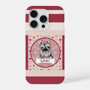Funda para iPhone 11 Pro con nombre de Schnauzer C
