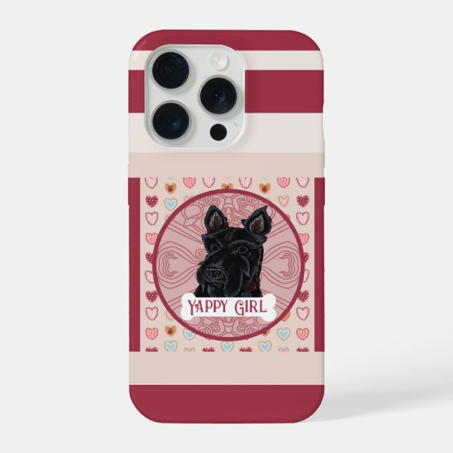 Funda para iPhone 11 Pro con nombre de Terrier Esc (Reverso )