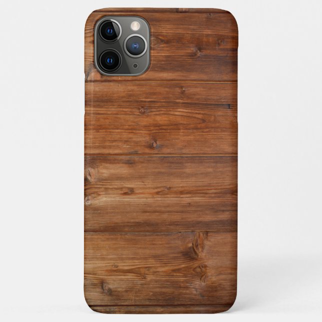 Funda para iPhone 11 Pro Max de madera textura (Reverso)