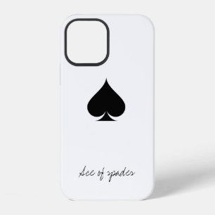 Funda para iPhone 12 As de picas Palo de carta d
