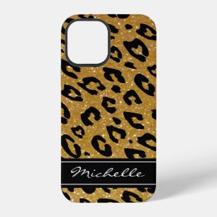 Funda para iPhone 12 con leopardo personalizado de