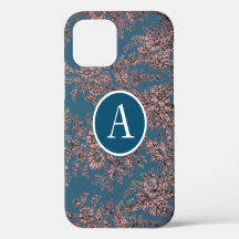 Funda para iPhone 12 con patrón de encaje antiguo