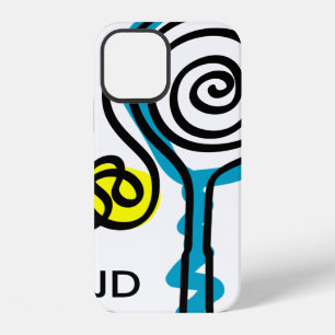Funda para iPhone 12 con raqueta de tenis monogram