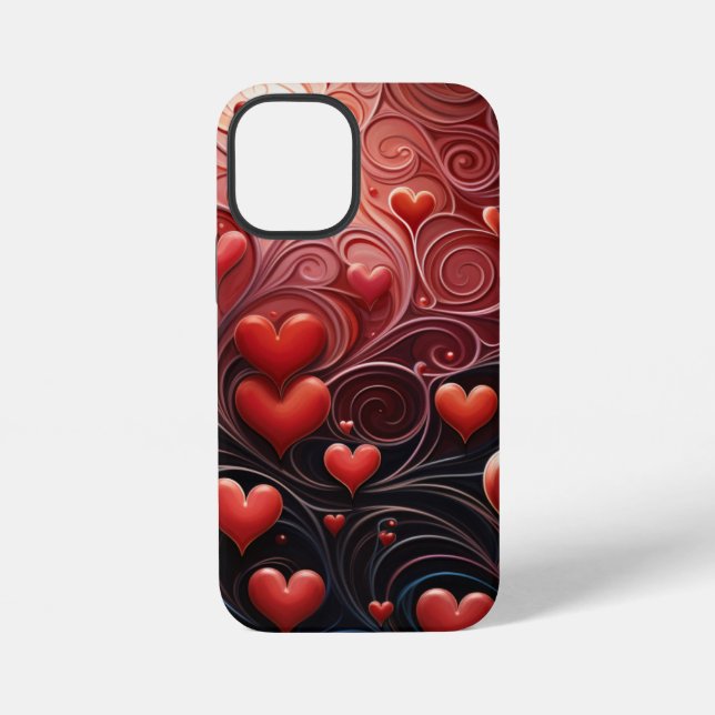 Funda Para iPhone 12 Mini Funda mini para iPhone / iPad con corazón infundid (Reverso )