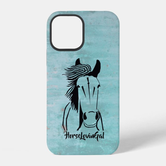 Funda para iPhone 12 (resistente) Horse Lover's Ap (Reverso )
