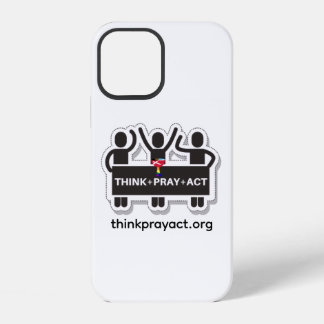 Funda para iPhone 12 Think+Pray+Act