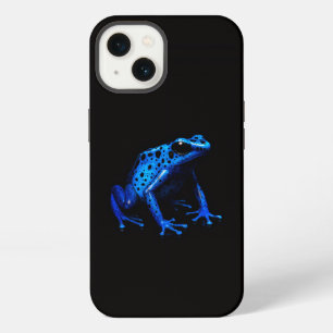 Funda para iPhone 13 Black 4 Luxe, Rana Azul Eléct