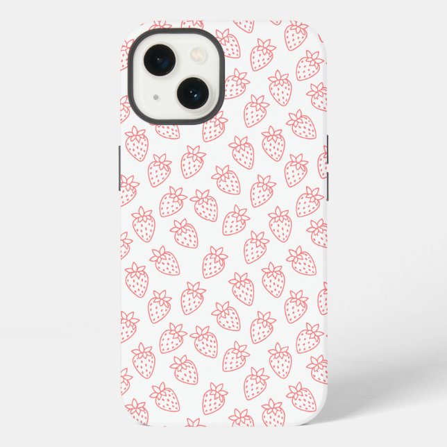 Funda para iPhone 13 de fresa (Reverso )