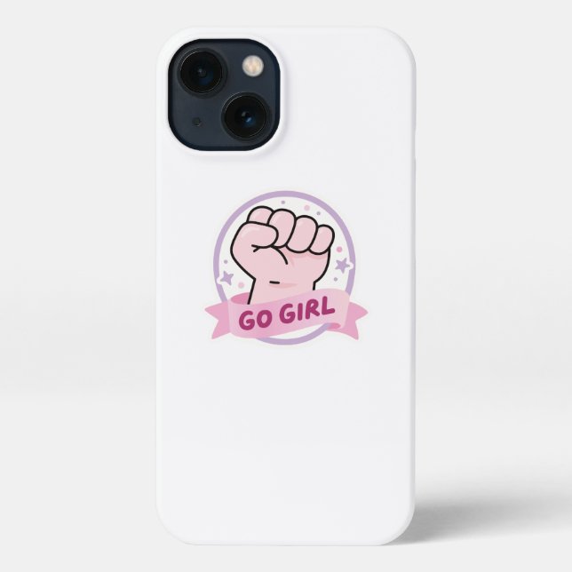 Funda para iPhone 13 de Poder de Chica Empoderamie (Reverso )