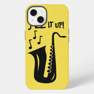 Funda para Iphone 13 de saxofón al estilo jazz