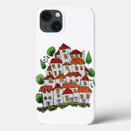 funda para iPhone 13 (Doodle - dibujado a mano)