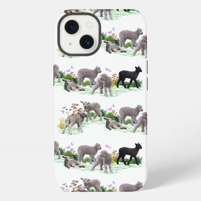 Funda para iPhone 13 Lamb Meadow (Reverso )