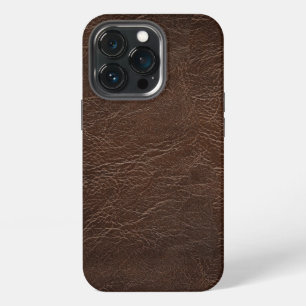 Funda para iPhone 13 Pro con estampado de cuero