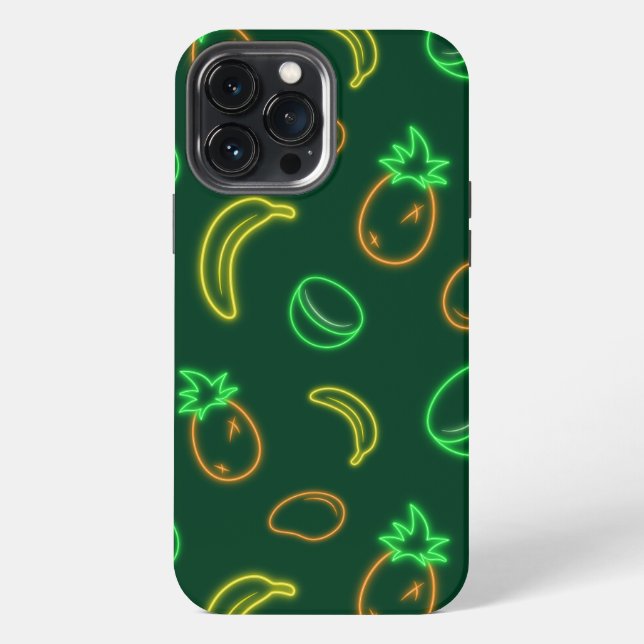 Funda para iPhone 13 Pro Max con patrón de frutas  (Reverso )