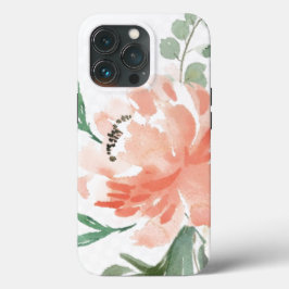 funda para iPhone 13 Pro - Pink Peony Color de agu